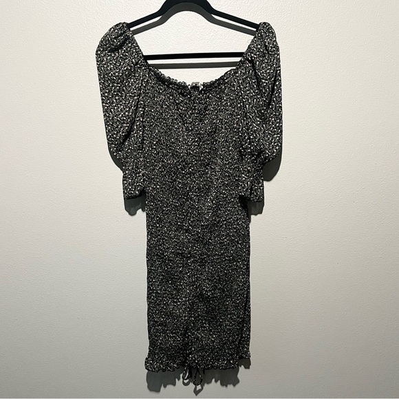 BLUSH J- Floral Mini Bodycon Dress Size L - Picture 1 of 6